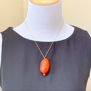 Handcrafted Tagua Tree Nut Pendant Necklace
